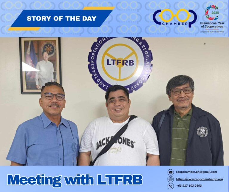 Read more about the article Coop Chamber Engages LTFRB to Push Public Transport Modernization