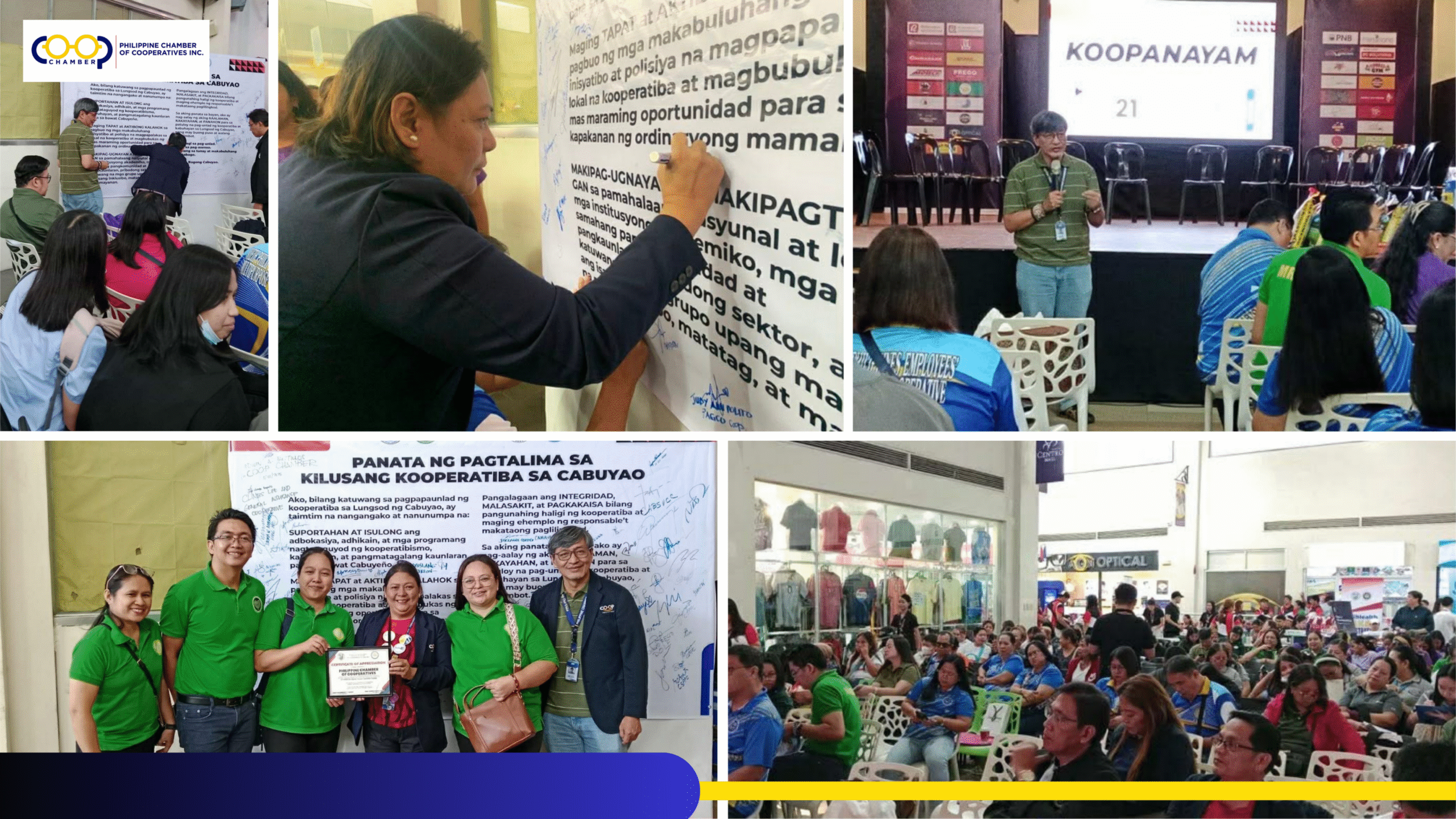 Coop Chamber Ph was invited to speak at the KOOPANAYAM: BAGONG CABUYAO COOPERATIVE CONGRESS